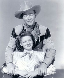 Roy Rogers was a role model and trendsetter for many boys growing up in the 1950s. Roy Rogers and Gail Davis 1948.jpg