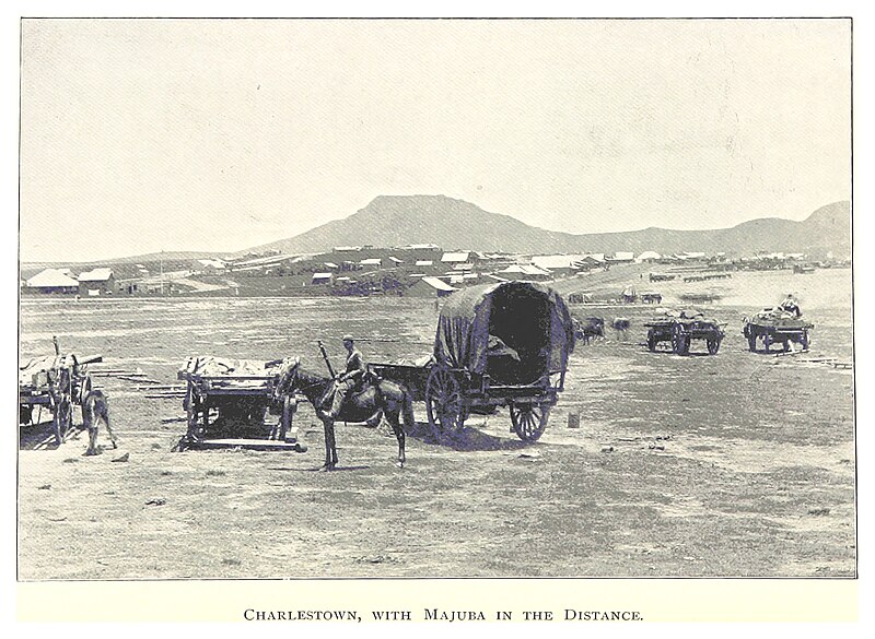 File:SA1899 pg284 Charlestown with Majuba in the distance.jpg