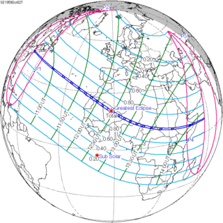 Solar eclipse of October 2, 1959 20th-century total solar eclipse