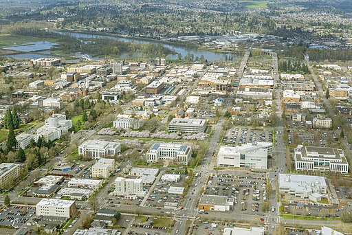 Salem Oregon aerial