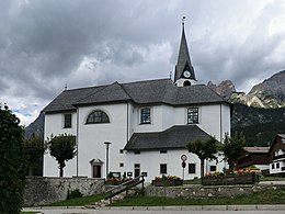 San Vito di Cadore, l'église de la Vierge Marie de la Défense 001.JPG