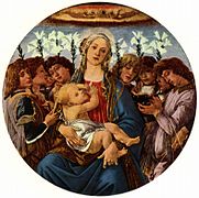 Մարիամը երեխայով և երգող հրեշտակներով (1487)