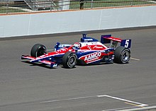 Fisher practicing for the 2007 Indianapolis 500 SarahFisherMay2007Practice.jpg