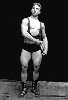 Lionel Strongfort German bodybuilder (b. 1878, d. 1967)