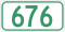 Saskatchewan Rotası 676.svg