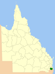 Scenic Rim Region - Kort