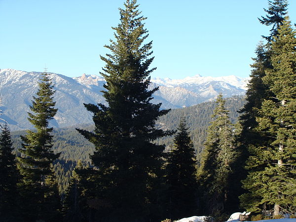 Sierra Nevada in the Sequoia National Forest, California