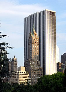 General Motors Building (Manhattan) office tower located at 767 Fifth Avenue in Manhattan, New York City