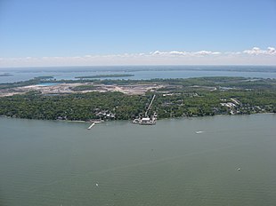 Shoreline of Lakeside from the air.jpg