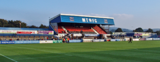 Moss Rose Football stadium in Macclesfield, UK