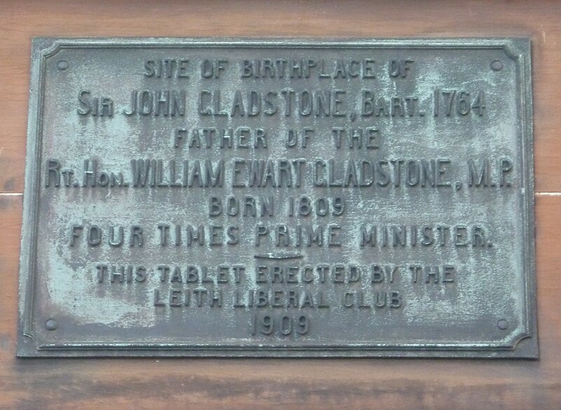 File:Sir John Gladstone plaque, Leith.jpg