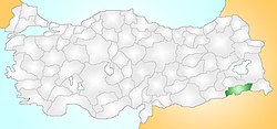 Sirnak Turkey Provinces locator.jpg