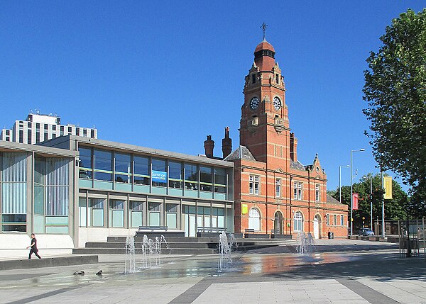 Sneinton Market Place and Victoria Leisure Centre