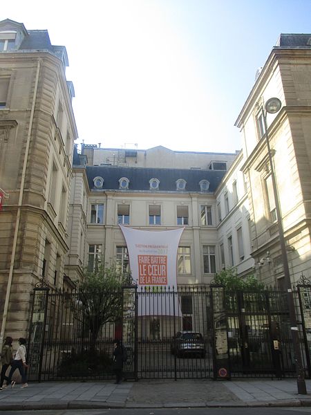Rue de Solférino, a party seat in Paris which was sold to Apsys in December 2017 for 45.55 million euros