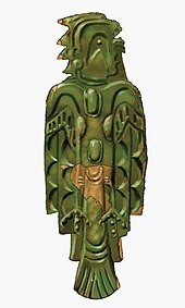 Anthropomorphic human headed avian plate from Spiro Spiro human headed avian plate HRoe 2012.jpg