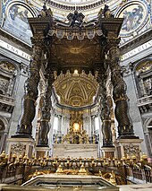 St. Peter's Baldachin by Bernini.jpg
