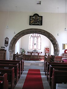 View from the nave into the chancel St Helen's church interior - geograph.org.uk - 1854085.jpg