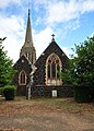 St Mary's Church Hagley Tasmania, view from cemetery.jpg