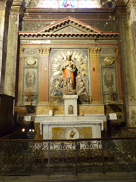 File:St Rémy,collégiale St Martin41,autel Sacré-Coeur.jpg