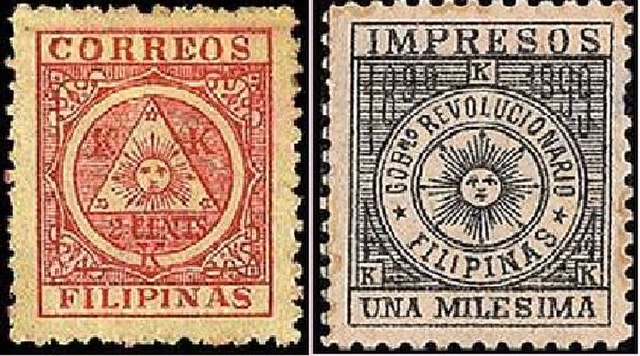 The postage stamps of the Revolutionary Government.