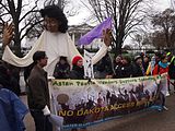 Natice Nations Rise - Stand with Standing Rock - march on Washington, D. C.