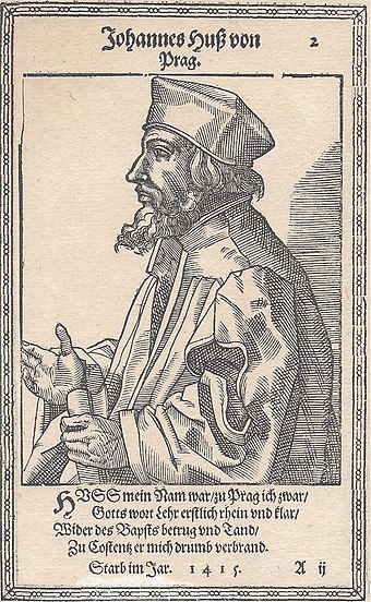 Predecessor to Protestantism, Jan Hus