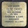 Stolperstein.Prenzlauer Berg.Käthe-Niederkirchner-Strasse 25.Else David.7547.jpg