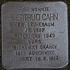 Stolperstein - Cahn, Gertrud (2016).jpg