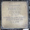 Stolperstein Badstr 44 (Gesbr) Michaelis Leschnik.jpg