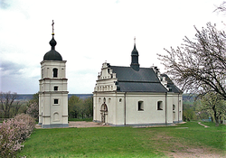 A church in Subotiv near Chyhyryn, the birthplace of Ukrainian Hetman Bohdan Khmelnytsky.