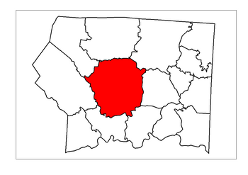 Location of Dobson Township in Surry County, N.C. SurryCountyNC--DobsonTwp.PNG