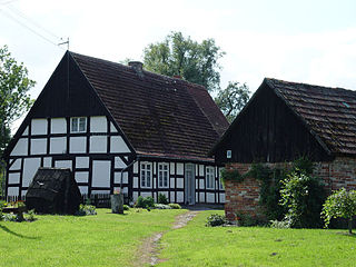 Swołowo Village in Pomeranian, Poland