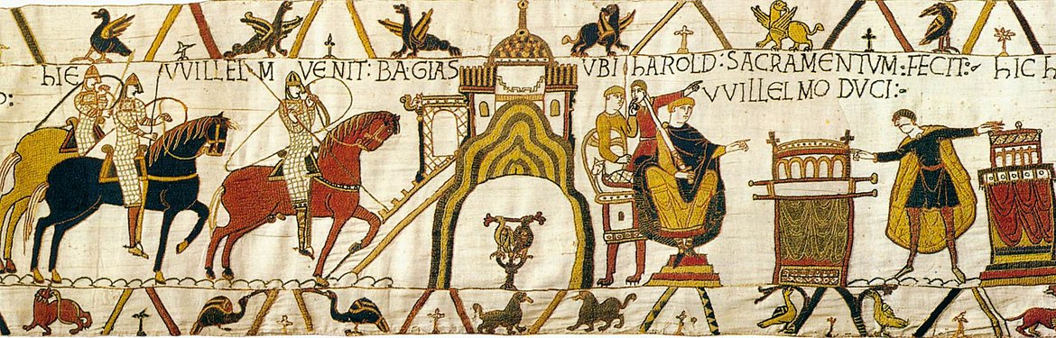 Tapisserie de Bayeux, XIe siècle.