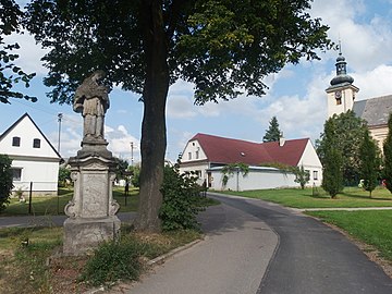 Statue de saint Jean Népomucène..