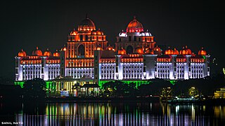 <span class="mw-page-title-main">Telangana Secretariat</span> Government building in Hyderabad, India