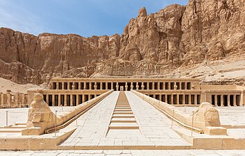 Le temple d'Hatchepsout sur le site de Deir el-Bahari.