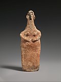 Миниатюра для Файл:Terracotta plank-shaped figurine MET DP364714.jpg