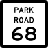 Park Road 68 işaretçisi