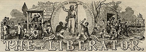 The Liberator masthead, 1861