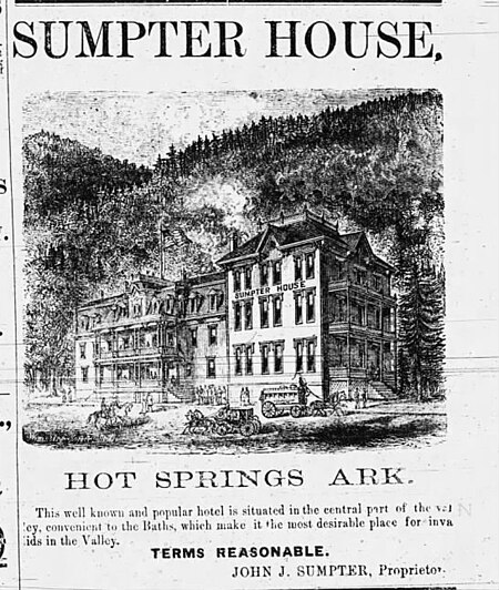 The Sumpter House in Hot Springs, Arkansas