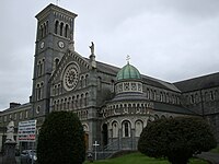 The Cathedral of the Assumption, Thurles, the episcopal seat of the Catholic archbishops. ThurlesCathedral.JPG