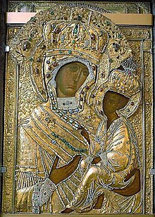 The Theotokos of Tikhvin icon Tikhvinskaya ikona Bozhiey Materi.jpg