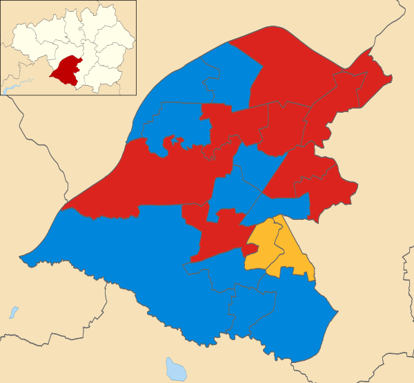 2016 local election results in Trafford