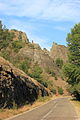 Felsen im Pčinja-Tal bei Trgovište