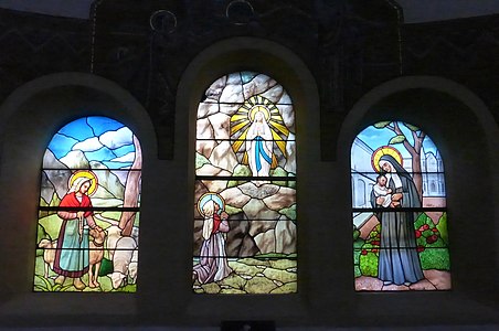 triptyque Sainte Bernadette