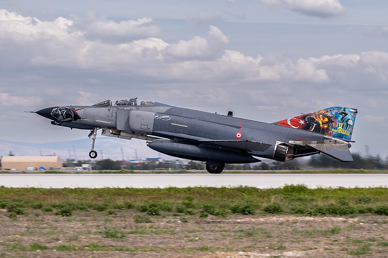 File:Turkish Airforce F-4E II at Anatolian Eagle exercise 2023 Konya. Türkiye.jpg