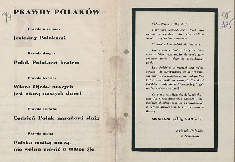 File:Ulotka Zwiazku Polakow w Niemczech w zwiazku ze smiercia Boleslawa Domanskiego.jpg