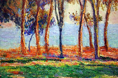 Under the Pines, Evening, Claude Monet (1888) (Philadelphia Museum of Art)