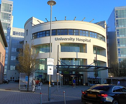 How to get to University Hospital Coventry & Warwickshire with public transport- About the place