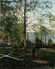 Werner Holmbergin haudalla, Victor Westerholm, 1882